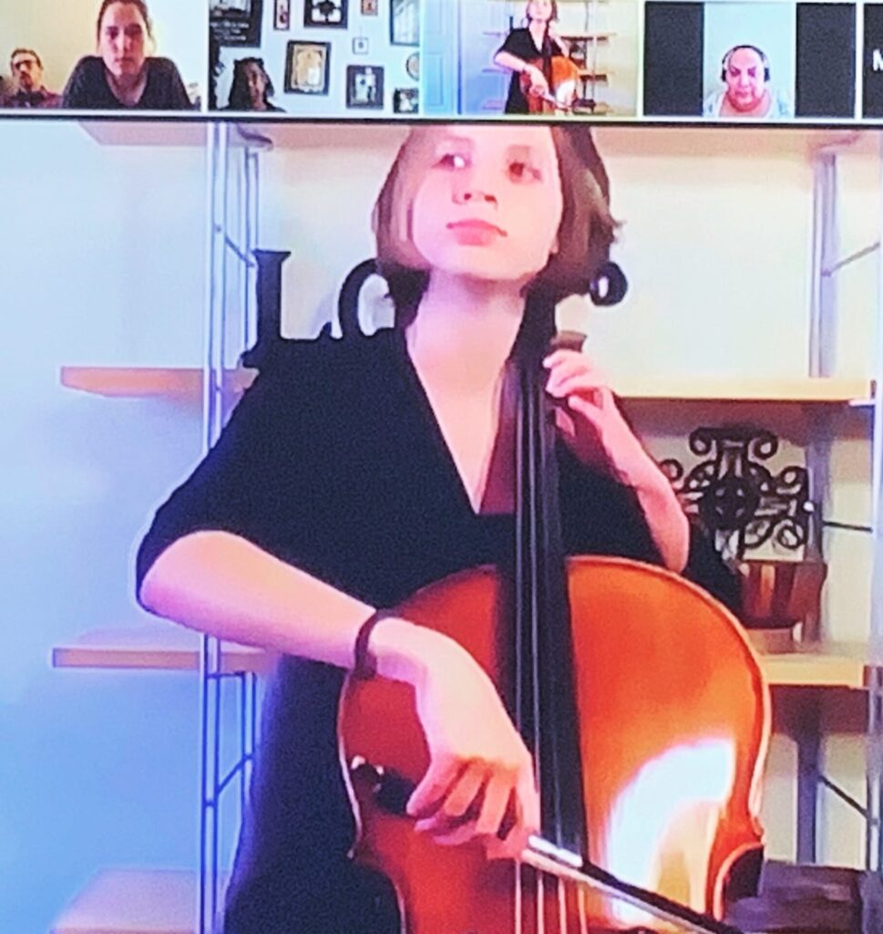 Online cello lessons Anna Herrera